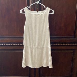 alice + olivia beaded ivory dress - size xs